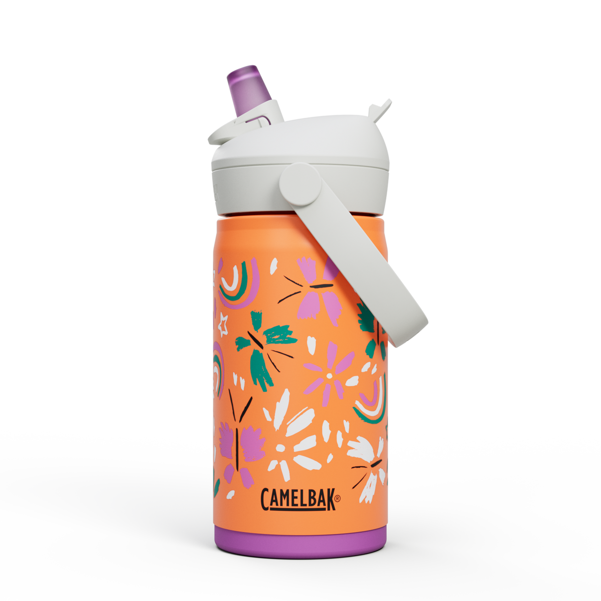 thrivetm-flip-straw-kids-12oz-bottle-insulated-stainless-steel-x4 trowl6w7o7