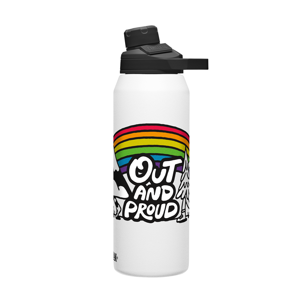chute-mag-32-oz-water-bottle-insulated-stainless-steel-plus-cleanup-kit-pride-collection-limited-edition-r2 xhvxlhasbo
