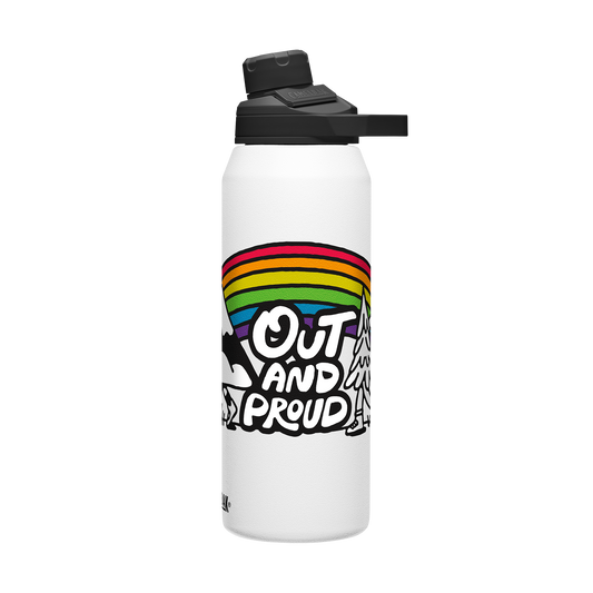 chute-mag-32-oz-water-bottle-insulated-stainless-steel-plus-cleanup-kit-pride-collection-limited-edition-r2 xhvxlhasbo